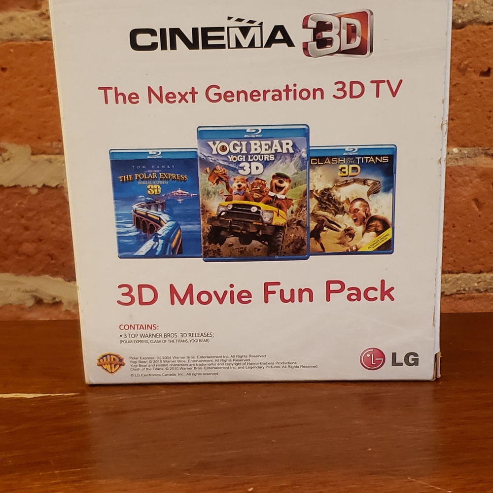 LG Cinema 3D Movie Fun Pack - White